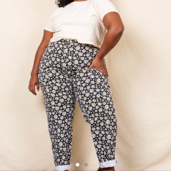 Big Bud Press Lazy Daisy Pencil Pants Sold Out (not from sample sale) - Picture 3 of 7